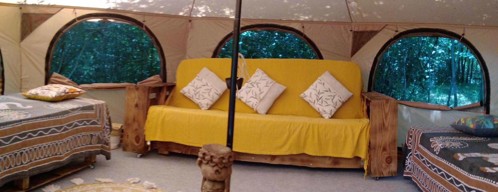 Tente Safari Lodge Dans Foret Luxuriante Vielle-Tursan Zewnętrze zdjęcie