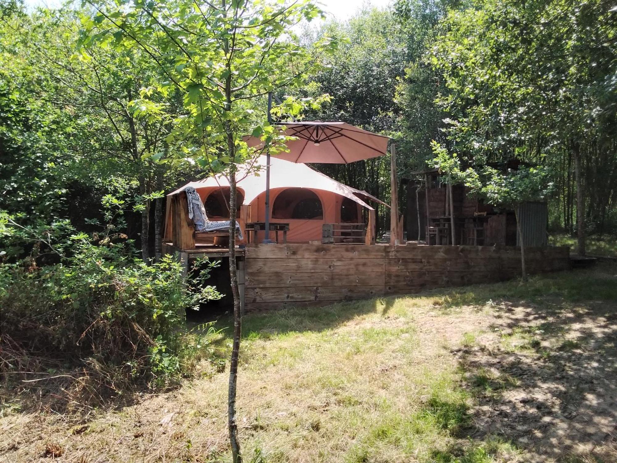 Tente Safari Lodge Dans Foret Luxuriante Vielle-Tursan Zewnętrze zdjęcie